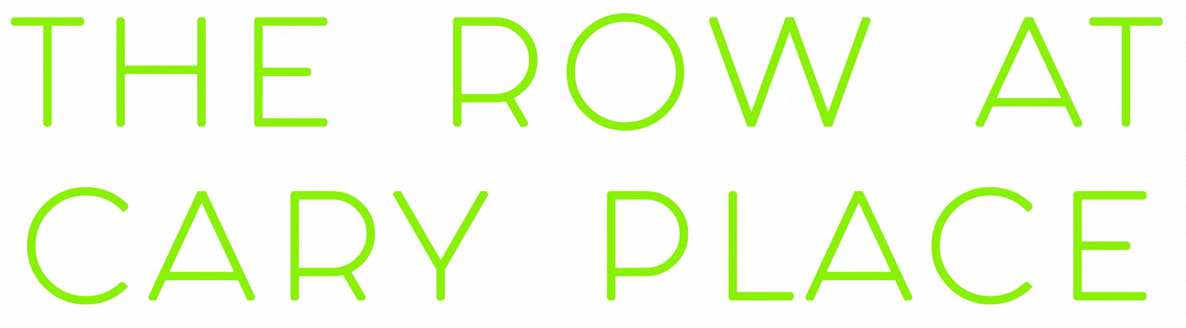 The Row at Cary Place logo